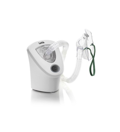 Laica Laica MD6026P - Aerosol a Ultrasuoni Portatile per Adulti e Bambini silenzioso, Bianco