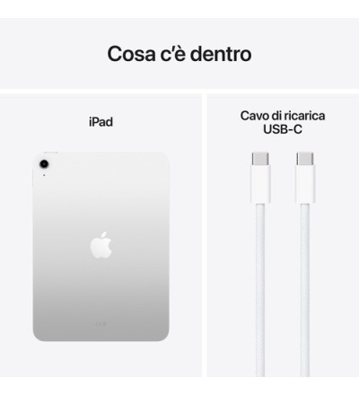 APPLE Apple iPad 11 WiFi 128GB Colore Argento Garanzia Italia