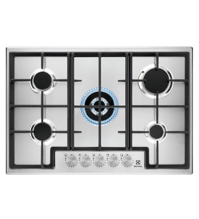 Electrolux Piano cottura a gas Electrolux egs75362x 75 cm 5 fuochi da incasso acciaio inox