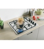 Candy Candy CHW6LBX Piano Cottura Gas 4 Fornelli da Incasso Acciaio Inox 59.5 cm Accensione Elettronica