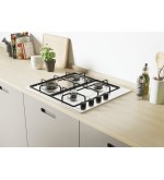 Candy Candy CHW6LBX Piano Cottura Gas 4 Fornelli da Incasso Acciaio Inox 59.5 cm Accensione Elettronica