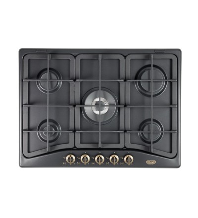 De’Longhi De’Longhi ANF57PRO Piano Cottura Antracite Da incasso Gas 5 Fornello(i) da 70 Cm – ANF 57 PRO