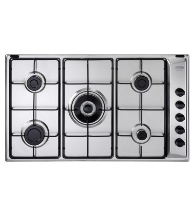 De’Longhi De'Longhi Piano Cottura Gas YAL 59 DD 5 Fornelli 86 cm da Incasso Acciaio Inox