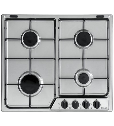 De’Longhi De'Longhi Piano Cottura Gas YAF46ASV 4 Fornelli da Incasso 60 cm Acciaio Inox