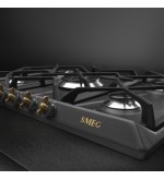 SMEG Smeg SRV876AOGH Piano di cottura gas 5 fuochi 68.5 cm antracite wok stile coloniale da incasso