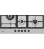 BEKO Beko HIAL75225SXE Piano Cottura da Incasso 5 Fuochi a Gas Larghezza 75 cm in Acciaio Inox colore Inox