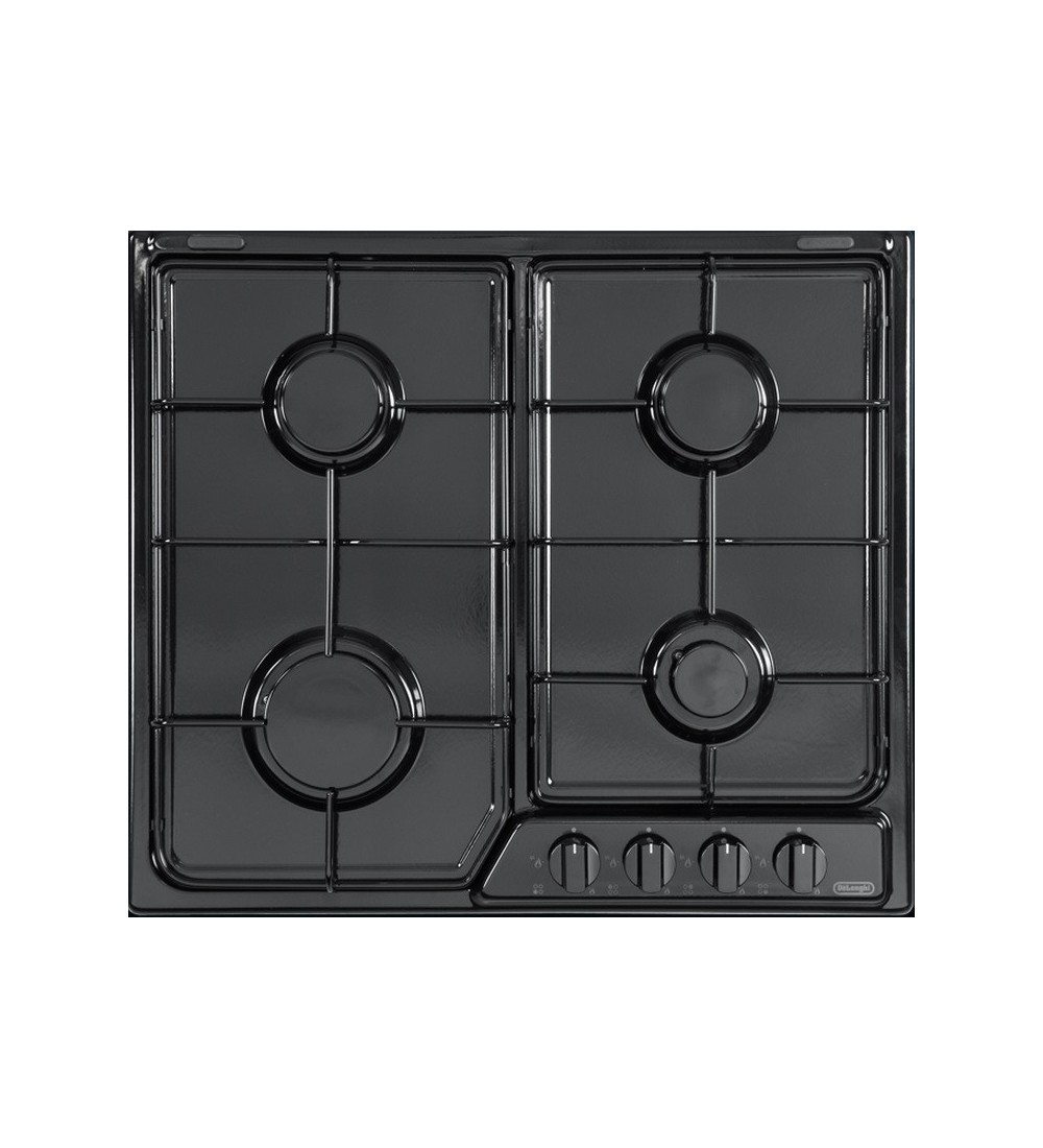De’Longhi De'Longhi piano cottura a gas 4 fornelli da incasso 58 cm nero YNF46ASV