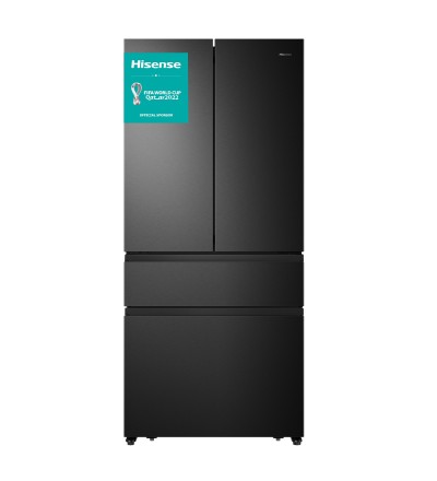 Hisense Hisense RF540N4SBF2 Frigorifero Side by Side 533L No Frost Nero Libera Installazione