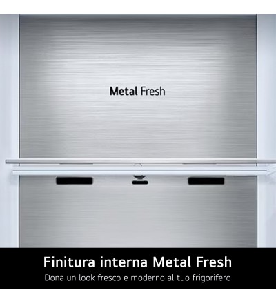 LG LG Frigorifero Combinato GBV7280BMB 387L Classe B No Frost Acciaio Inox