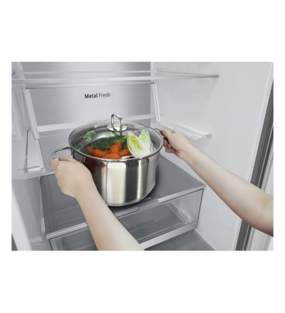 LG LG Frigorifero Combinato GBV7280BMB 387L Classe B No Frost Acciaio Inox