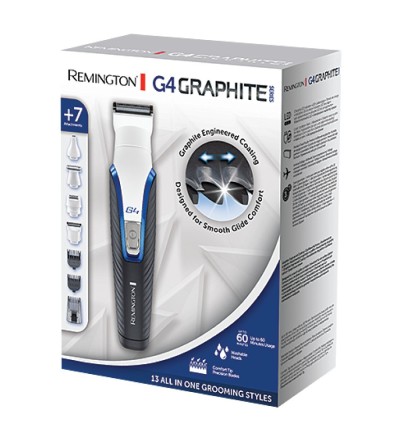 Remington Remington G4 Graphite Rasoio Universale Barba e Naso