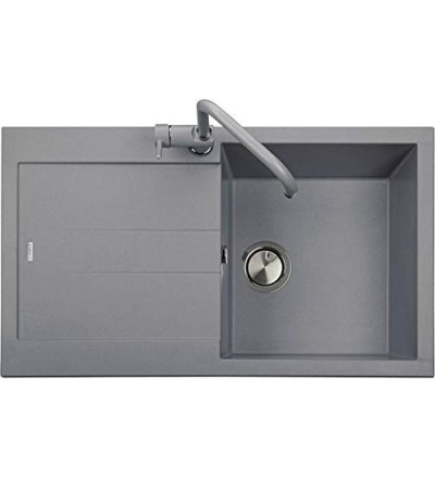 Onebby Lavello da Cucina 1 Vasca con Gocciolatoio 86 cm Tartufo Elegance