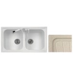 Plados Plados Lavello Atlantic 86.20 UG94 a Due Vasche