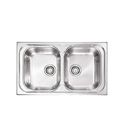 Plados Plados Lavello Cucina a Due Vasche Acciaio Inox Universal TL08620
