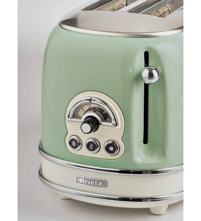 Ariete Ariete Tostapane Vintage 2 Fette Verde 810 Watt