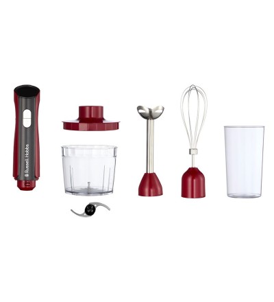 Russell Hobbs Russell Hobbs Frullatore Portatile 1L 500W Nero Rosso Trasparente