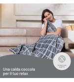 Imetec Imetec Caldoplaid Velvet Square Plaid Riscaldabile