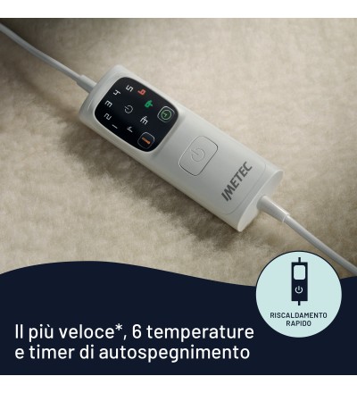 Imetec Imetec Scaldasonno Adapto Singolo 150x80 cm