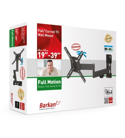 Barkan Barkan Mounting Systems WH 2400 Supporto TV 19 Nero