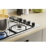Candy Candy CHW6LBX Piano Cottura Gas 4 Fornelli da Incasso Acciaio Inox 59.5 cm Accensione Elettronica