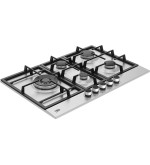 BEKO Beko HIAL75225SXE Piano Cottura da Incasso 5 Fuochi a Gas Larghezza 75 cm in Acciaio Inox colore Inox