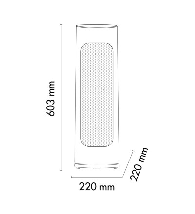Argoclima Argoclima Argo Marge Riscaldatore Elettrico Ceramico