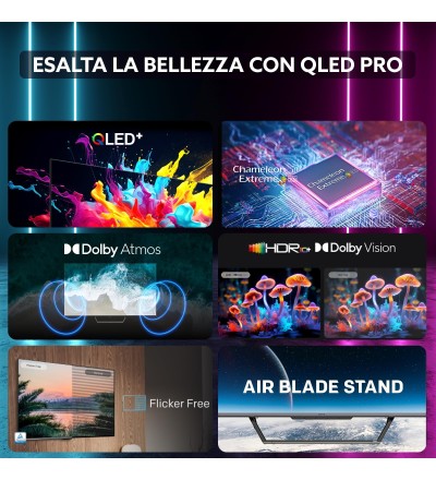 Onebby Metz MQD7500 TV 50 Pollici 4K Ultra HD QLED