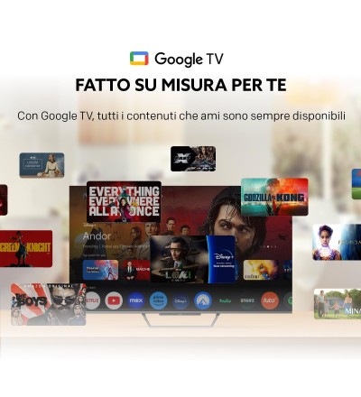 Onebby Metz MQD7500 TV 50 Pollici 4K Ultra HD QLED