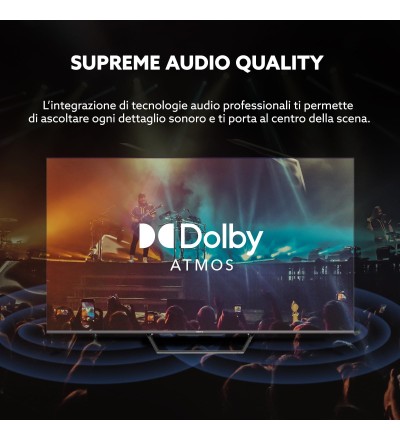 Onebby Metz MQD7500 TV 50 Pollici 4K Ultra HD QLED