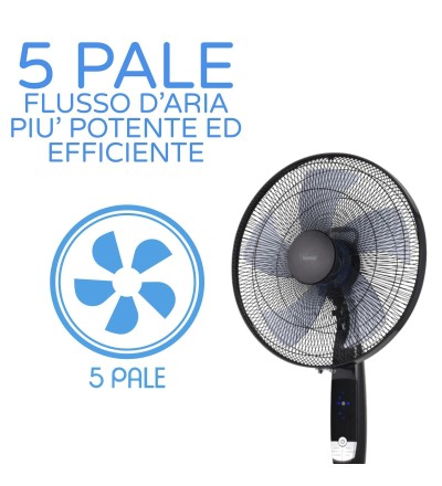 Bimar Bimar Ventilatore a Piantana 5 Pale Elica Ø 40 cm