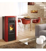 Dal Zotto Dal Zotto Gabry Stufa a Pellet Nero Bordeaux
