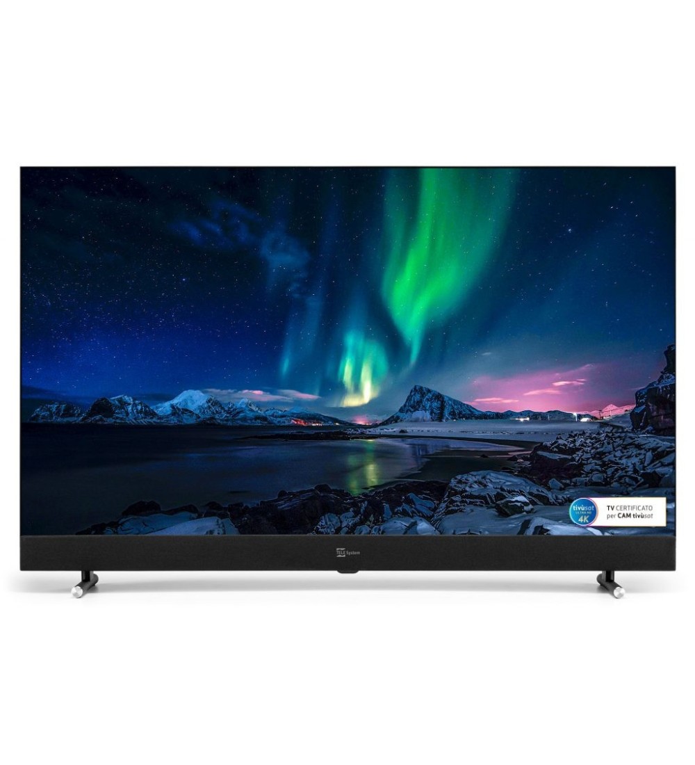 TELE System TELE System Smart TV 43 QLED 4K con Soundbar Integrata