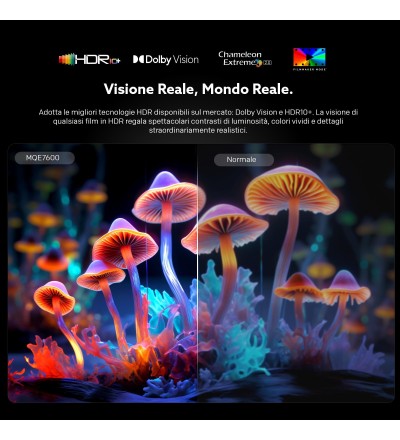 MQE MQE7600 TV 43 Pollici QLED 4K Ultra HD