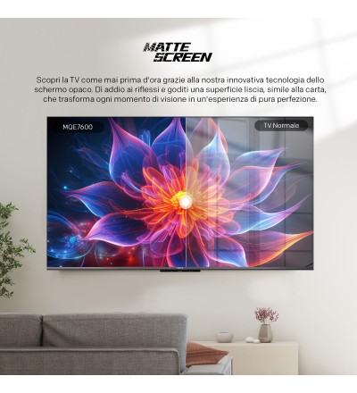 MQE MQE7600 TV 43 Pollici QLED 4K Ultra HD