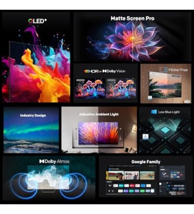 MQE MQE7600 TV 43 Pollici QLED 4K Ultra HD