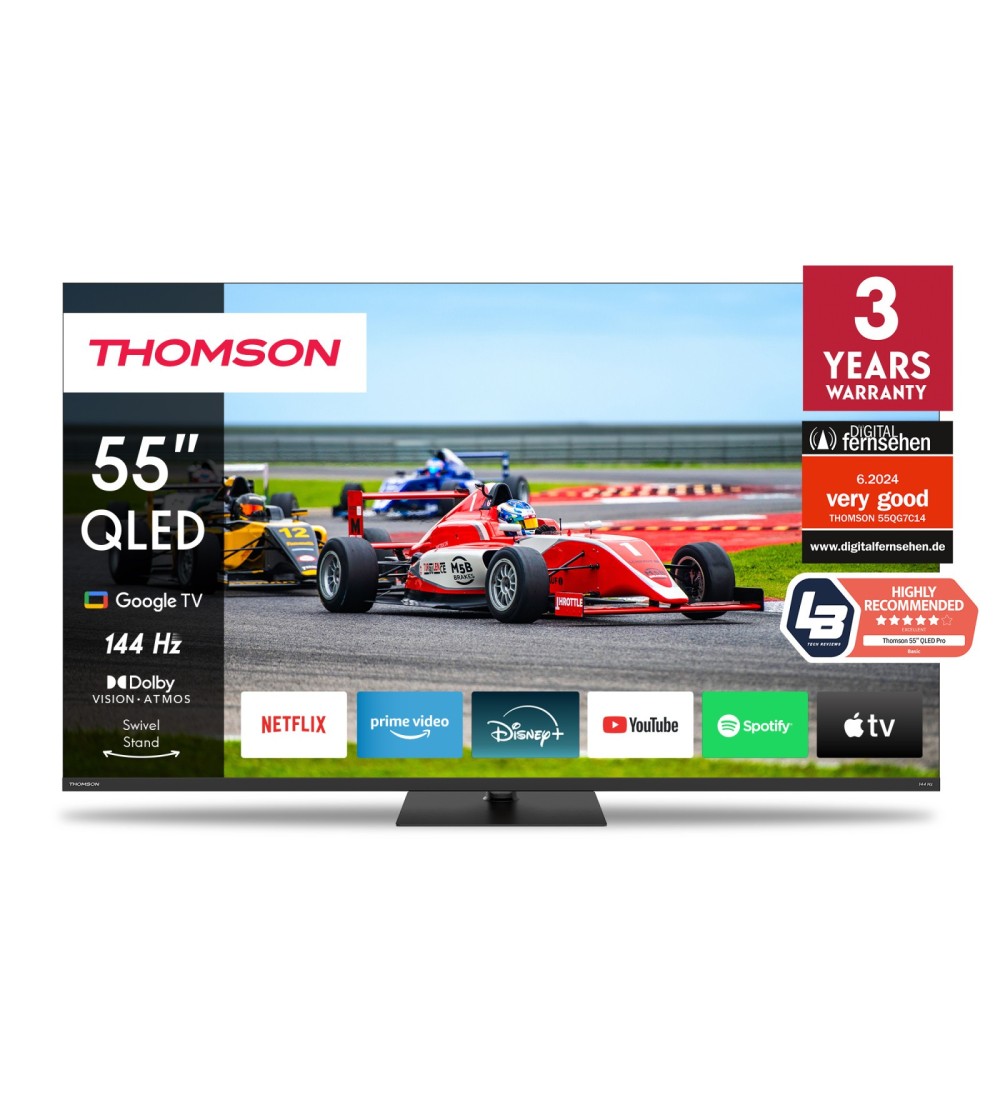 Thomson Thomson 55QG7C14 Smart TV QLED 55 Pollici Nero