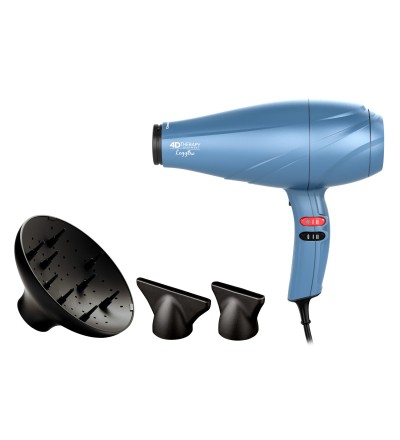 GA.MA GA.MA GH2003 Asciugacapelli Leggero 2 Vel. Ion 4D Therapy 2400 W Blu