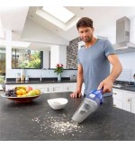 Black & Decker Black & Decker NVC115WA Aspirabriciole senza filo Blu, Grigio Senza sacchetto