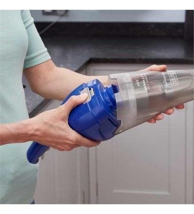 Black & Decker Black & Decker NVC115WA Aspirabriciole senza filo Blu, Grigio Senza sacchetto