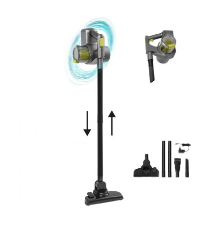 Innoliving Innoliving INN-655 Scopa Elettrica senza filo Nero Senza sacchetto