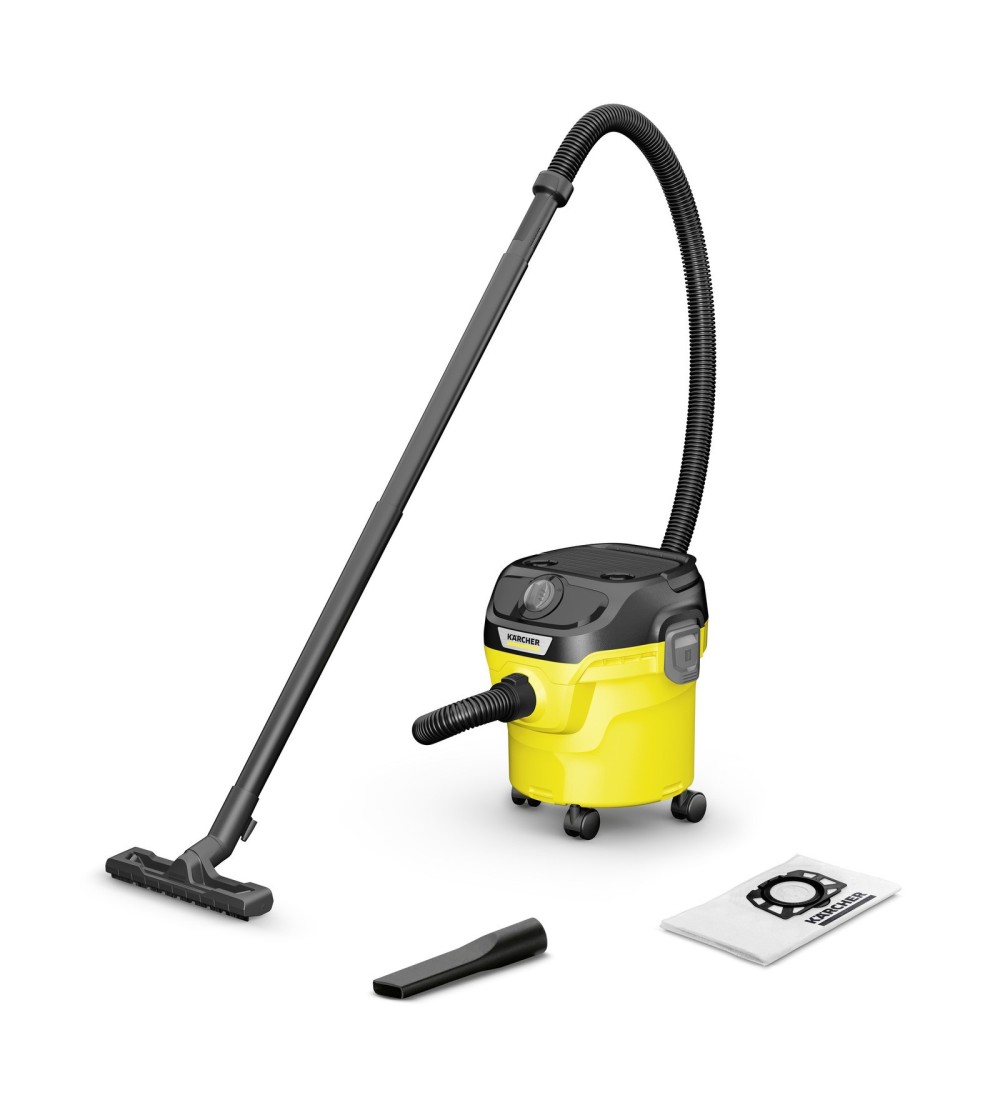 Kärcher Kärcher KWD1 1.628-401.0 Bidone Aspiratutto 1000 W Contenitore 12 L Nero/Giallo