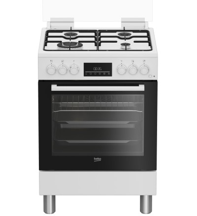 BEKO Beko FBE62310GW Cucina a libera installazione 60x60cm piano Gas Forno elettrico ventilato 66 L Сlasse A