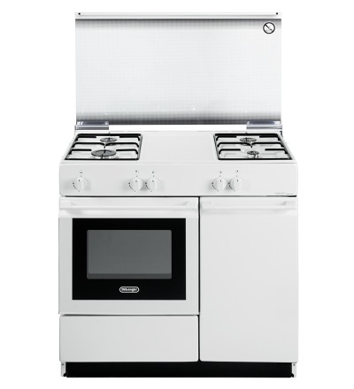 De'Longhi De'Longhi Cucina a Gas SGW854NM 4 Fuochi Forno 44L Bianca 86x50cm Classe B
