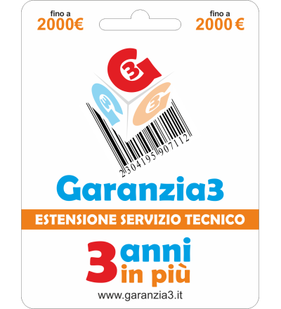 GARANZIA3 – 3 anni in più...