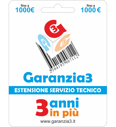 GARANZIA3 – 3 anni in più...