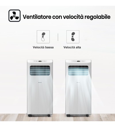 Hisense HISENSE CONDIZIONATORE PORTATILE 9000BTU SOLO FREDDO APC09KV