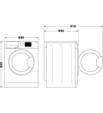 Indesit INDESIT LAVATRICE 6KG INVERTER B 1000GIRI VAPORE IM 640 MY TIME IT