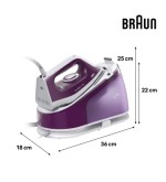 Braun Braun Ferro Da Stiro Con Caldaia Carica Continua 1.7 Lt 2400w Viola