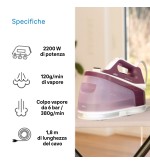 Braun Braun Ferro Da Stiro Con Caldaia Carica Continua 1.7 Lt 2400w Viola