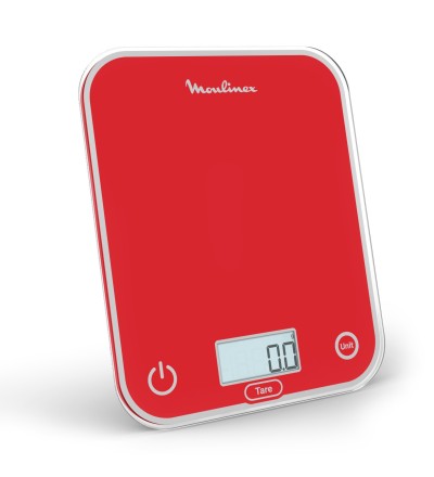 MOULINEX Moulinex BN50U3 Bilancia da cucina elettronica Superficie piana Rettangolo Rosso